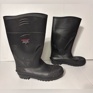 Tingley Pilot G2 black waterproof boots rubber men size 9